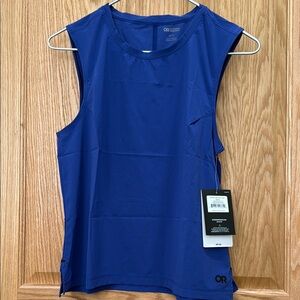 Outdoor Research Blue Muscle Tee Sleeveless Top